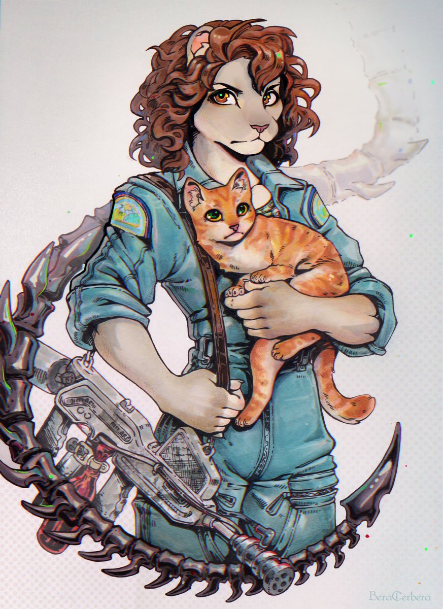 BeraCerbera's tweet photo. Ripley and Jonesy! https://t.co/FZCp1d01HI