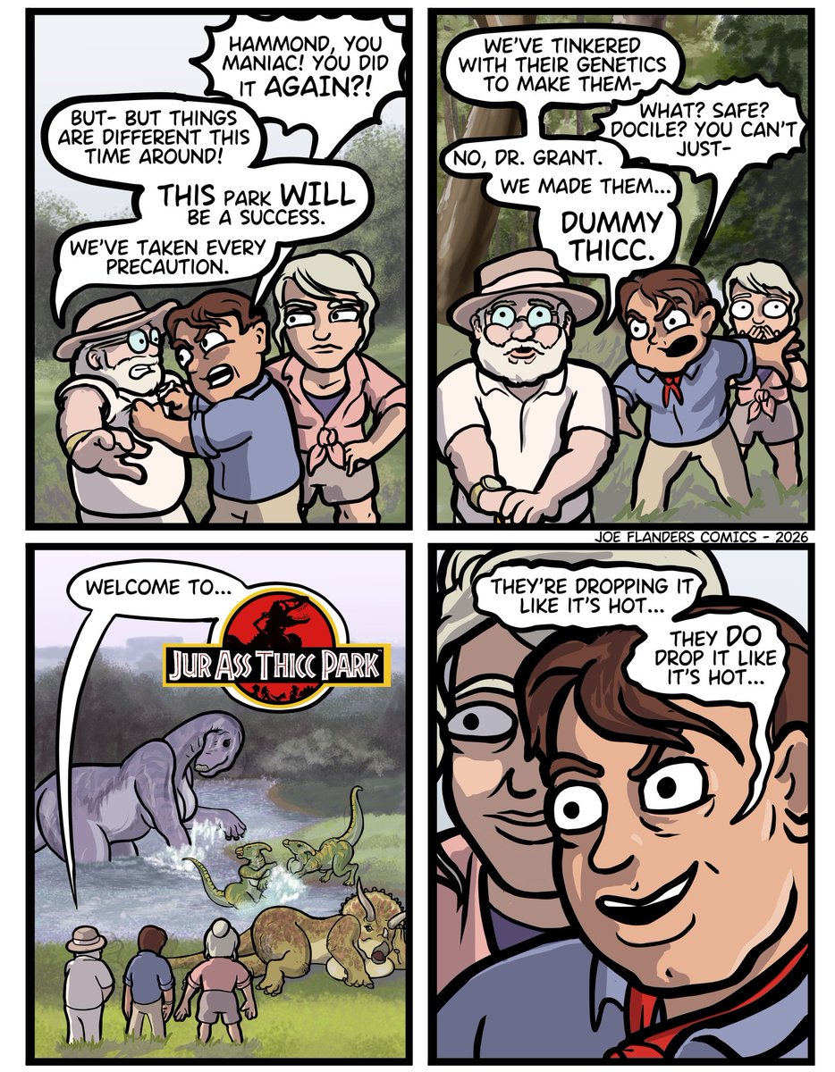 Elkreyben's tweet photo. Si Jurassic park fuera bueno:

#HMOFA #Snootgame https://t.co/4x9IEZve9U