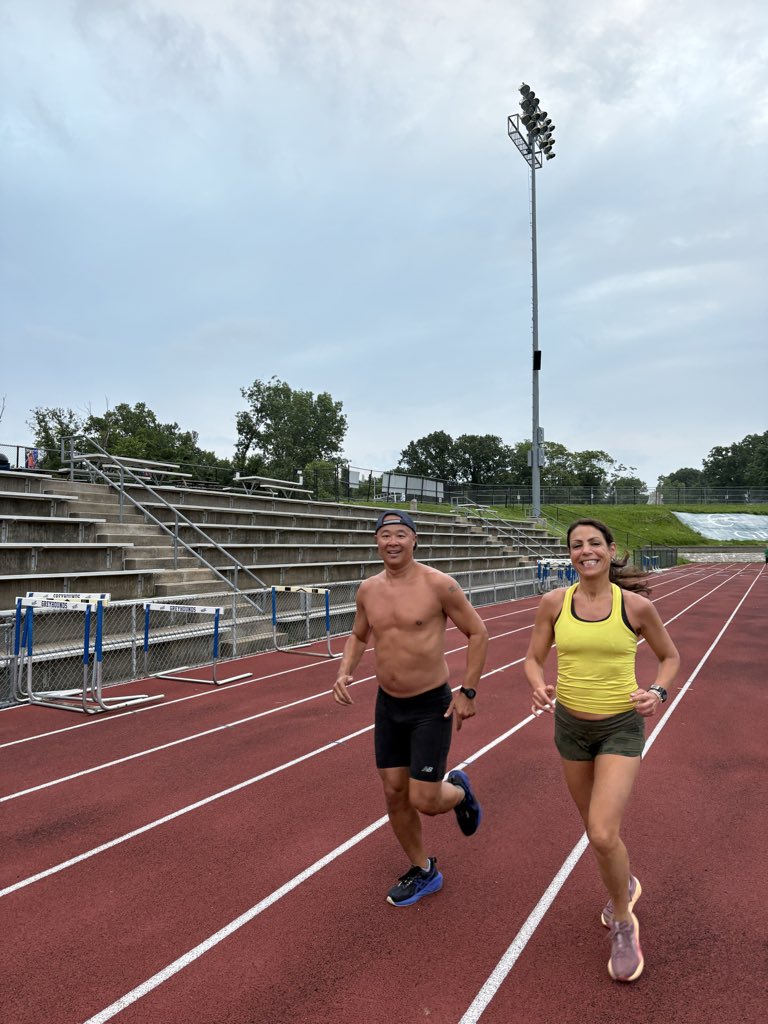 SpewakR's tweet photo. One last track tuneup before our meet with Dogtown Running Club &amp; Run It Back Track Club on Saturday morning. We can’t wait! #spewakracing https://t.co/j4ctDCtoW9