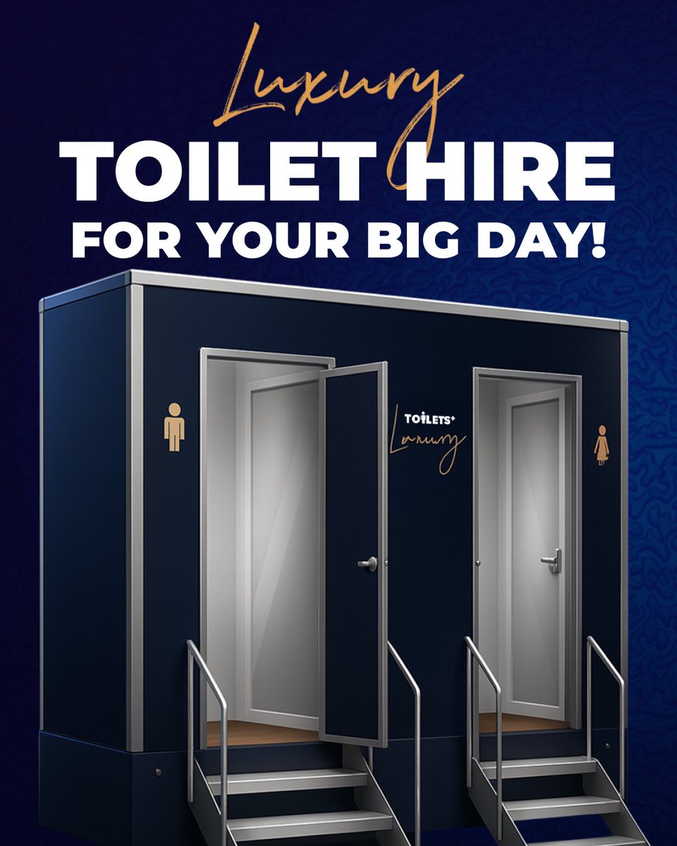 ToiletsPlus's tweet photo. From the ceremony to the last dance 🥂
Make sure every detail is covered, including the toilets!

Get your quote today:
🔗 https://t.co/jWmy0HM9Kz https://t.co/iTfbtqfjPA