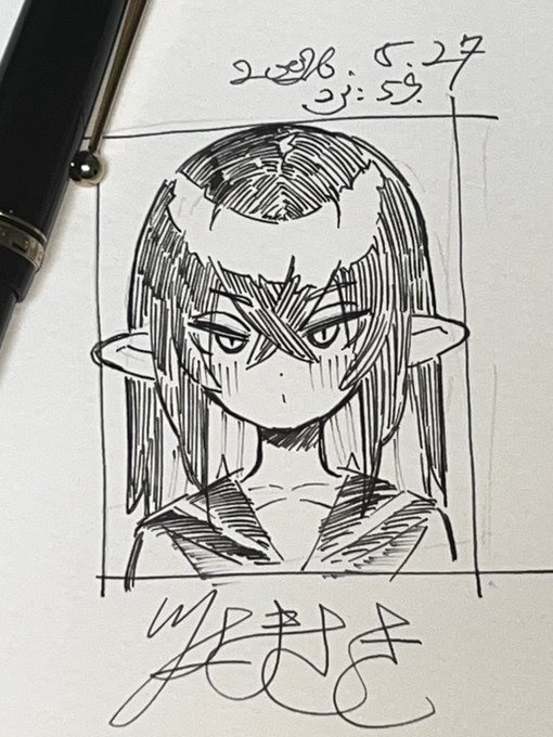 髪を黒に染めるウマナミちゃん