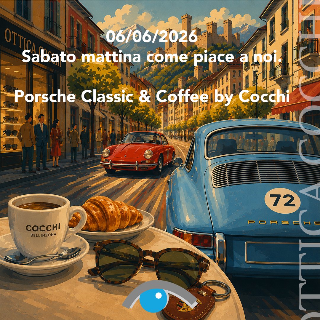 otticacocchi's tweet photo. Ci sono oggetti che attraversano il tempo senza perdere fascino.
Le Porsche Classic sono tra questi. 🚗✨
Sabato 6 giugno, davanti a Ottica Cocchi, nasce un momento dedicato proprio a questa passione.
✨aperto a tutti✨
#PorscheClassic #OtticaCocchi #Bellinzona https://t.co/z2lx6YhwCu