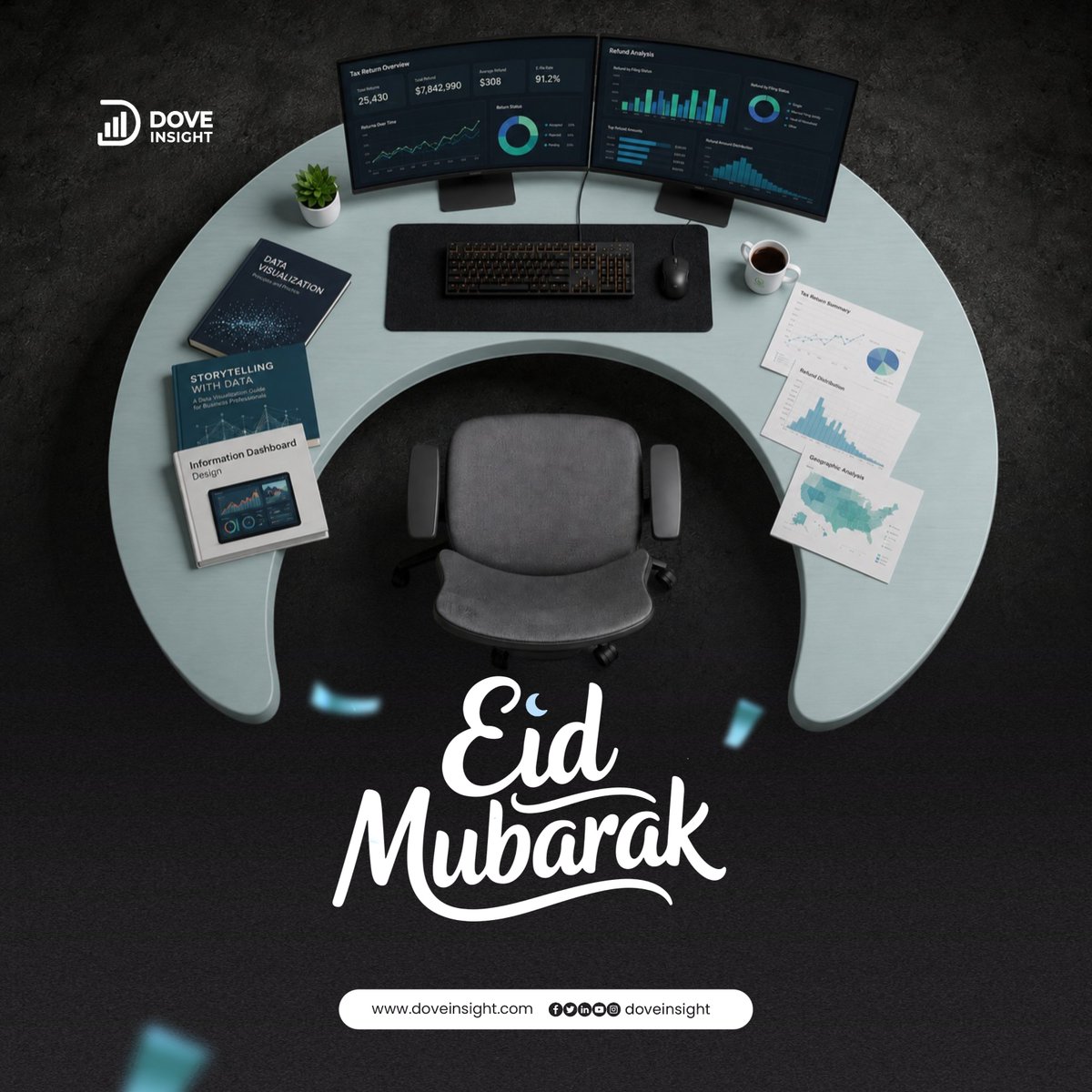 DoveInsight's tweet photo. From insights to impact, may this season bring peace, clarity, and renewed purpose to every home and organization.

Eid Mubarak from DOVE Insight. ✨ https://t.co/oXe2tXSpUi