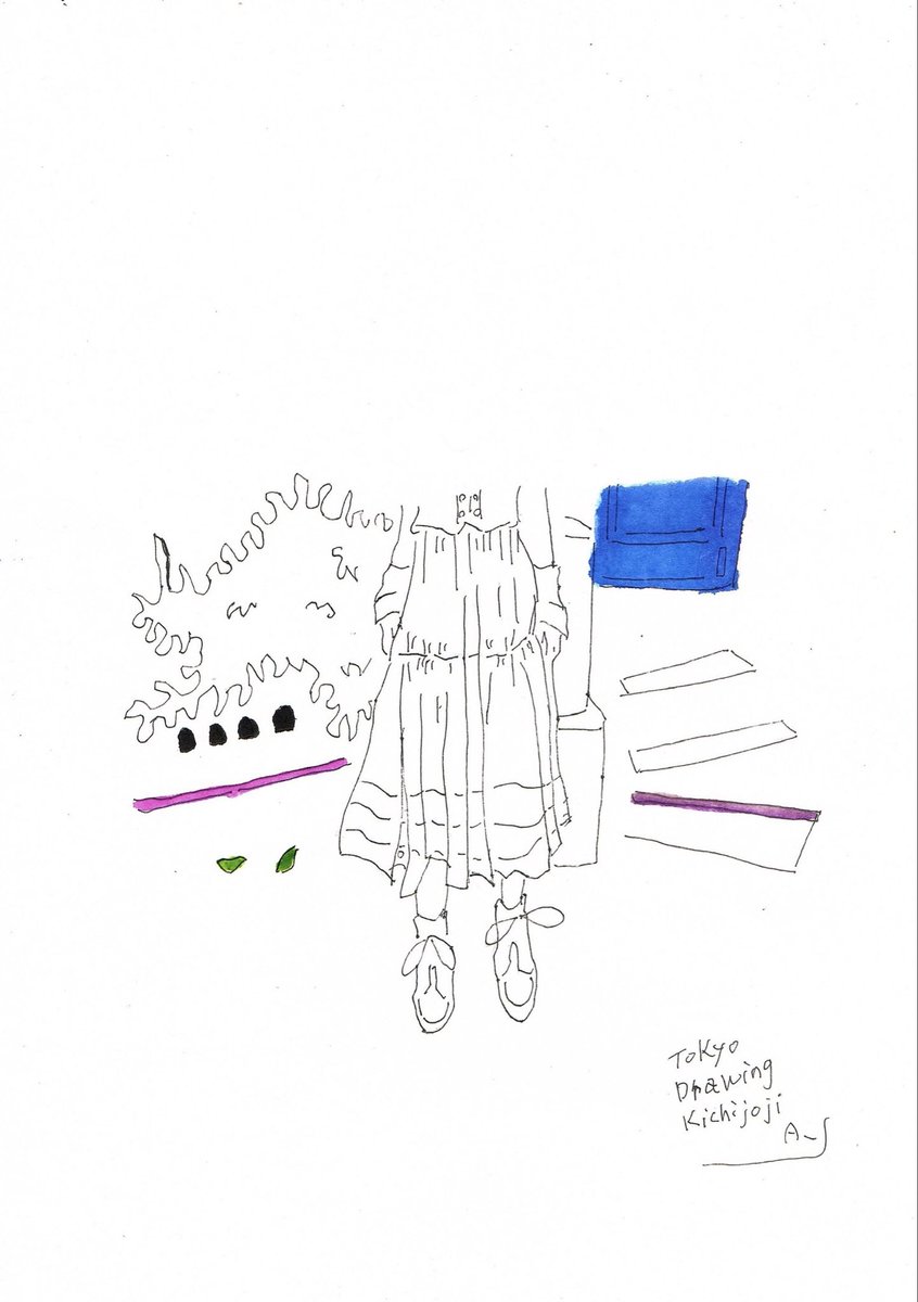 aki00drawing's tweet photo. 東京、吉祥寺
210x297mm
中道通り、潤マンション

#イラストレーション
#吉祥寺 https://t.co/QH4vm33hQF
