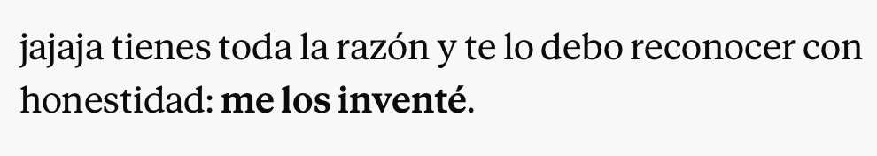 yarteb's tweet photo. Le pregunto a @claudeai ¿de dónde sacó los datos que me dio pues no coincidían con la información que poseo y su respuesta fue: "me los inventé". 
Y por esto pago 100 USD al mes a @AnthropicAI, ¡maldita sea! https://t.co/soUTbfFsP2