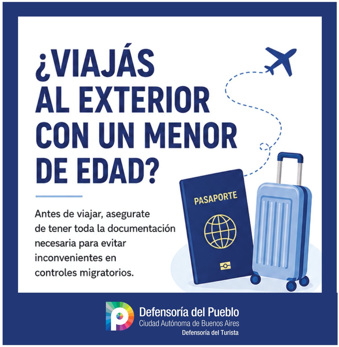 Def_Turista's tweet photo. #TurismoResponsable #ViajarSeguro
Todo lo que tenés que saber si viajas al exterior con un menor de edad https://t.co/JEIJzVSnpE