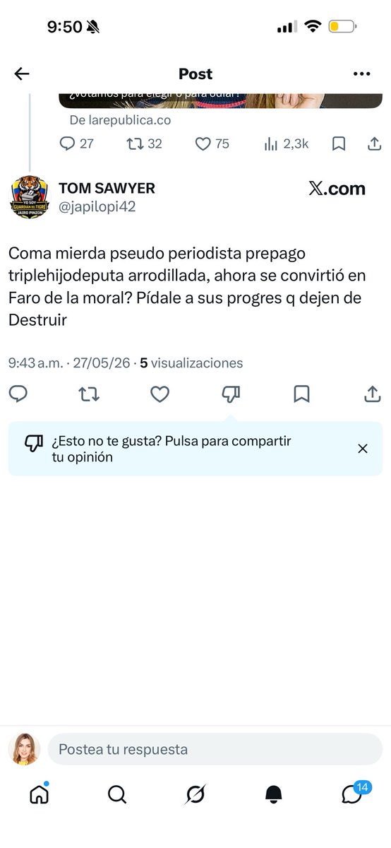 Maritza Aristizábal tweet media