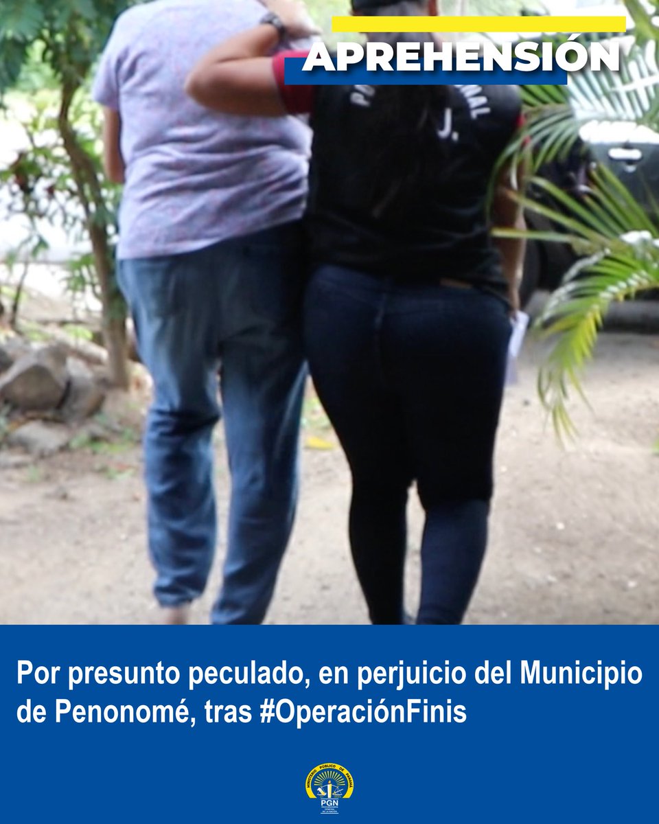 PGN_PANAMA's tweet photo. En la #OperaciónFinis en conjunto con la #DIJ @policiadepanama aprehendimos a tres personas por el presunto delito de peculado, en perjuicio del Municipio de Penonomé, por la presunta no culminación de una obra, que habría causado un perjuicio económico superior a B/.129 mil. https://t.co/HW7h8iQ92n