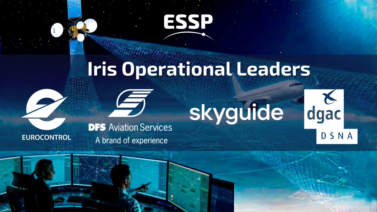 ESSPSAS's tweet photo. 🤝 ESSP and DSNA – #Iris Service Provision Growth

The expansion of Iris across Europe continued as Charlotte Neyret, CEO of #ESSP and Frédéric Guignier, CEO of #DSNA (Direction des Services de la Navigation Aérienne), signed a strategic #commercialization agreement for #Iris service.

This represented the result of months of collaboration and preparation and highlighted the increasing maturity of Iris as a satellite-based #datalink communication service for modern #ATM operations.

As one of the pioneering #ANSPs engaging in Iris commercial deployment, #DSNA reinforced its commitment to next-generation satellite-based aviation communications and digital transformation. ✈️

#FutureOfFlight #ATMModernization #DigitalAviation #AirspaceWorld2026