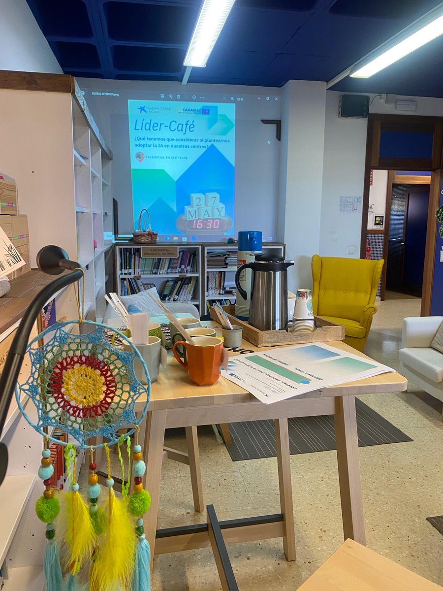 CepTelde's tweet photo. 📆¡Hoy asistimos a la cita con nuestro Líder-Café! Esta vez sobre los desafíos éticos
de la adopción de IA en nuestros centros educativos. ¡Empezamos!
#LiderazgoparaelAprendizaje @Educaixa https://t.co/85iMAdwHh3