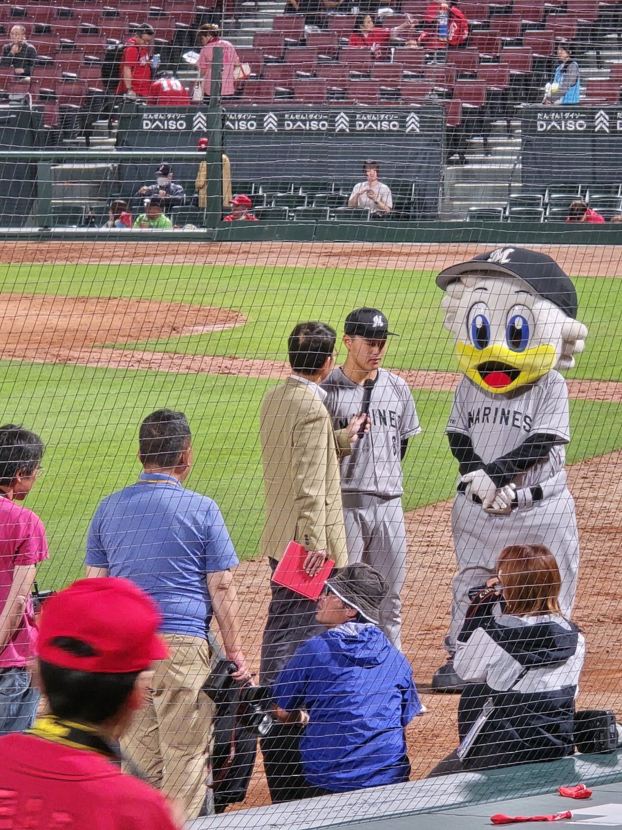 sibanokohei's tweet photo. 広島遠征で勝利！
相手のエラーで勝つロッテらしい勝ちかただけど、勝てばよし。明日も勝って連勝だ。 https://t.co/C2HpDYm8Wv