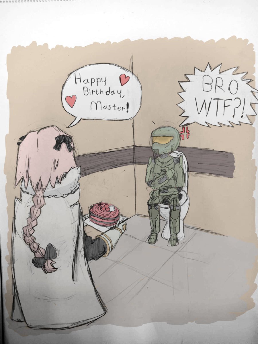 55servantofgod's tweet photo. Astolfo's suprise @pantsahat #pantsahat https://t.co/vAKtBS9U54