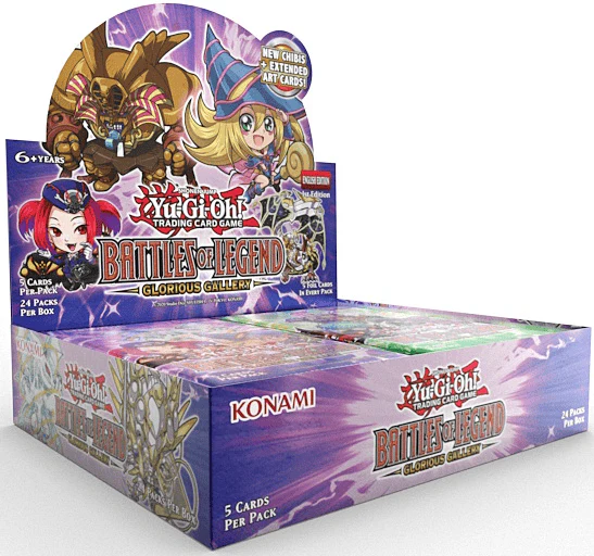 Yu-Gi-Oh! Battles of Legend Glorious Gallery Booster Boxes are on