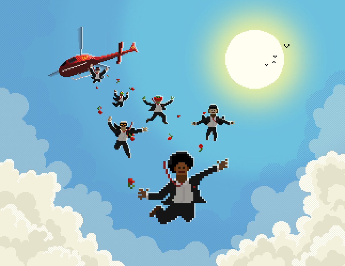 Sheipiter's tweet photo. Was browsing through my work and realized I have a thing with mid air art. https://t.co/XTvipXJnRr