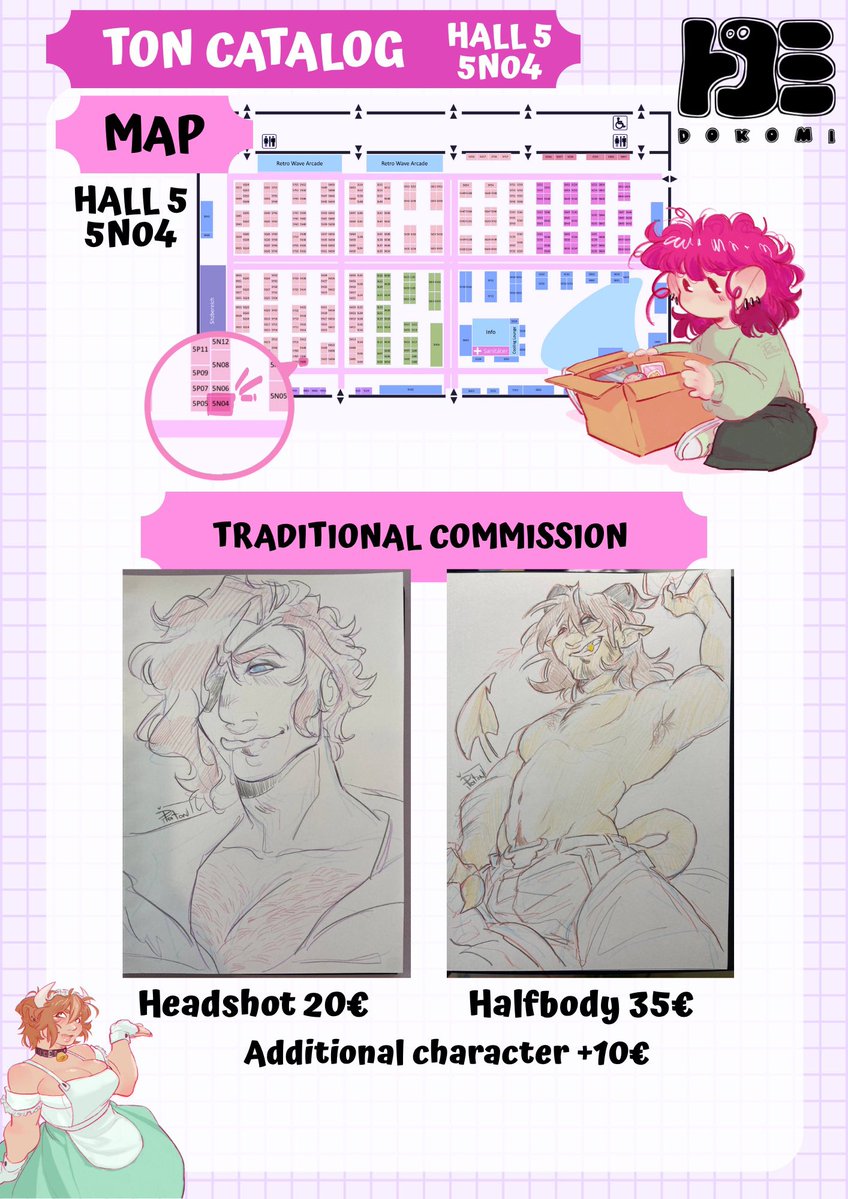 Poiton_K's tweet photo. This year you’ll find me at the Dokomi!!! I’m super excited to return in the seijin area(+18)💕✨
My full catalog below 👇🏻 

📍Hall 5, booth 5N04 https://t.co/YwOpKsA3QI