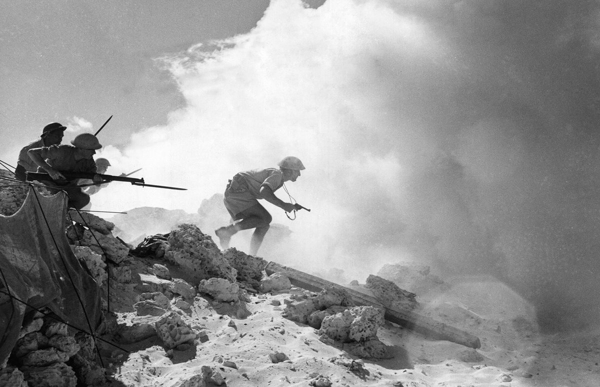 Crime_Penguin's tweet photo. The North Africa campaign was aesthetically stunning, almost sci-fi in how it looked so otherworldly. And they did it all in shorts. https://t.co/JSO5QAEVWF