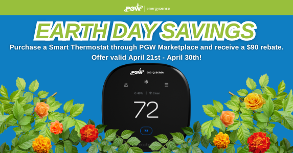 MyPGW's tweet photo. Thermostats: the small upgrade that saves big. Claim your $90 rebate now by visiting https://t.co/f45FlIPeC9 https://t.co/NQXLusZRX4