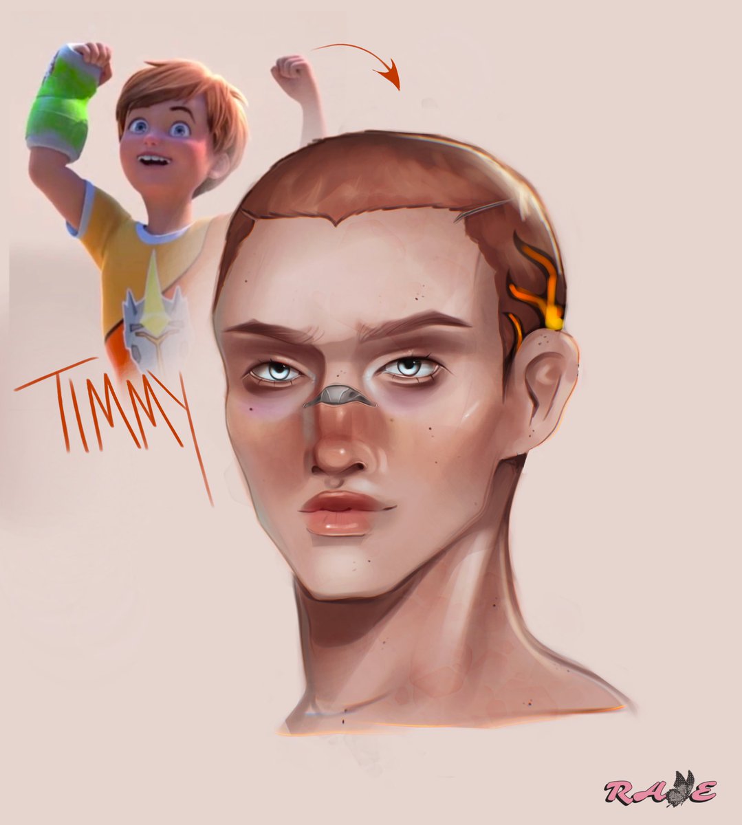 aura_lav's tweet photo. Aged up Timmy Overwatch concept! 

I’ve started working slowly on an aged up Timmy concept and I’m excited to share more info as I develop his design and kit!

#overwatch #overwatchart https://t.co/lqAU2I95SA