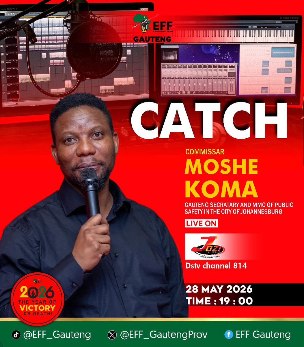 EFF Gauteng tweet media