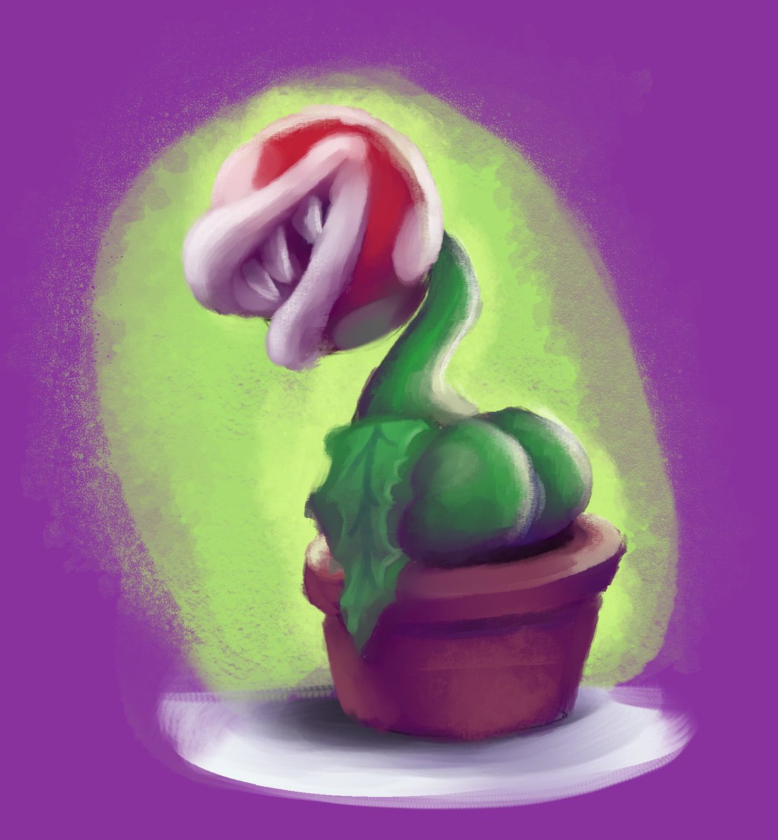 JGLizardsCorner's tweet photo. (mild CW: Butt) 5 years later, things have changed since I've painted this https://t.co/6b2mUz7tUc