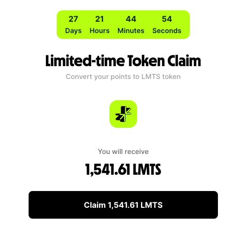 Crypto_Pranjal's tweet photo. Limitless Season 3 Airdrop Claim is Live.

✅ Claim here: https://t.co/tjo0iVlKgA

3% of the total $LMTS supply is allocated for this season.

- Current price: $0.08
- Claim ends in <28 days

Got around $130, not bad at all considering I barely traded there. Most of my focus has been on Polymarket now.

If you’ve been active there, go check yours.