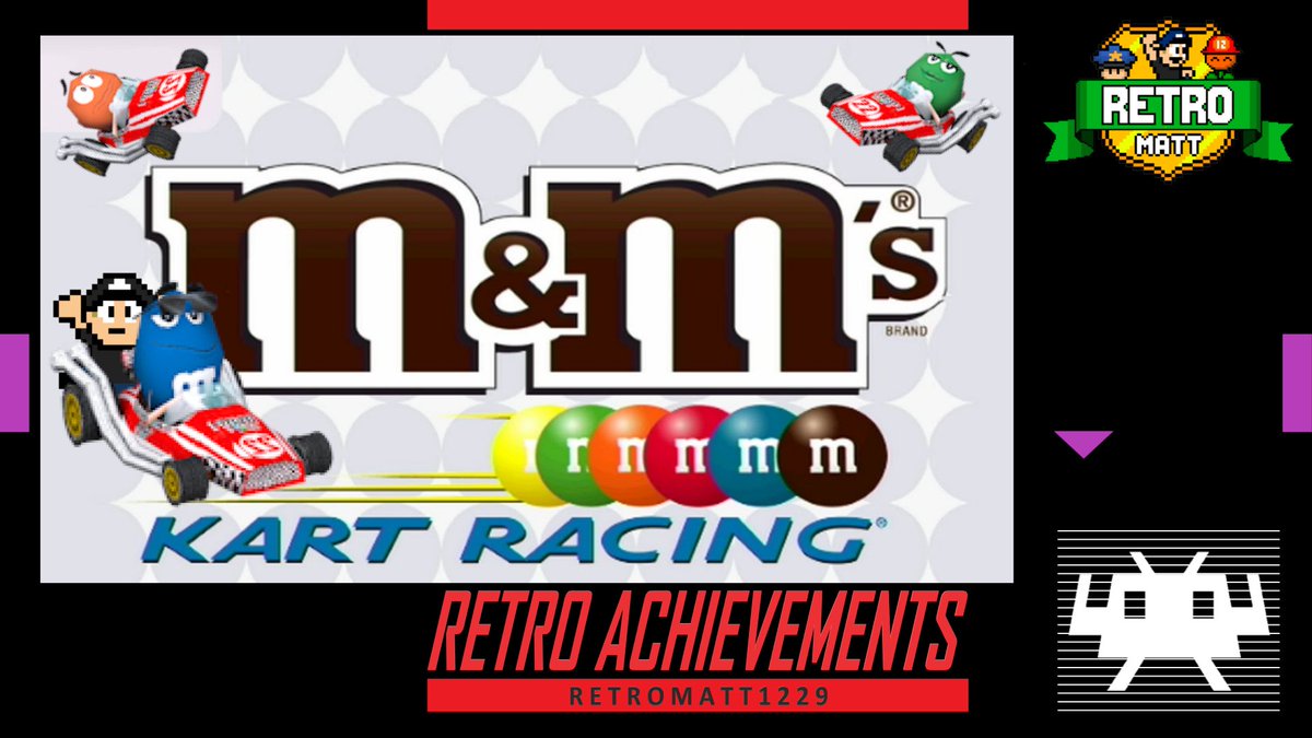RetroMatt1229's tweet photo. EPISODE 171
M&amp;M's KART RACING
https://t.co/aGD23bxv9b
I love M&amp;Ms but this game is so half-assed it's actually hilarious... Well, until we attempt the Time Trials that is! Hop in the passenger's seat as we roll around in more Wii shovelware for the RA Wii Event! 🤣😂 #YouTube https://t.co/nKpILBvHf0