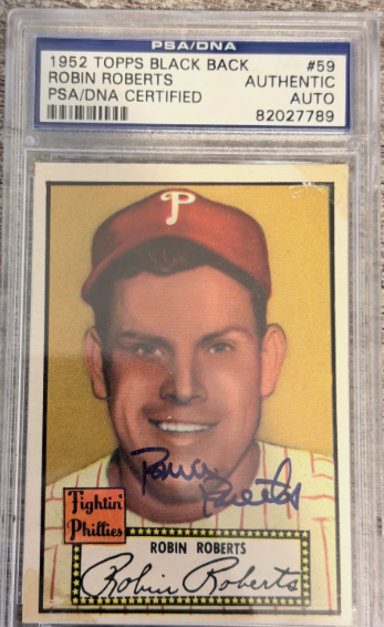 ThePredictive's tweet photo. 🚨 VINTAGE ICON ALERT 🚨
1952 Topps Robin Roberts w/ PSA AUTHENTIC autograph 👀
https://t.co/DpgWPhvkUZ
⚾ Hall of Famer
💎 Signed vintage card
🔥 From the legendary 1952 Topps set
📸 More pics available
Rare crossover pieces like this don’t show up often ⏳
⚡ Serious collectors know ⚡
#BaseballCards #VintageCards #SportsCards #MLBCollectors #HOF #AutographCards #CardCollectors #eBayFinds