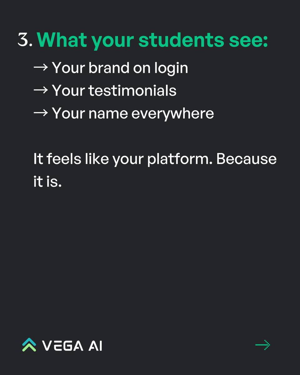 VegaAI_Labs's tweet photo. Your SAT prep portal. 
Your domain. 
Your logo. 
Your colors.

Set it all up in minutes inside VEGA AI. No code needed.
Try @VegaAI_Labs https://t.co/qmAtOknB7w