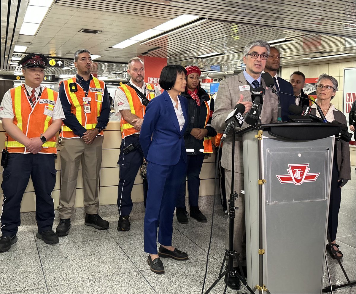 TTCNewsroom's tweet photo. The #TTC is rolling out additional measures to keep everyone safe on our system, including more staff in stations and on vehicles, and increased use of technology. 

Learn more at…
https://t.co/7TXz08UAVZ https://t.co/QJlXgnokKr