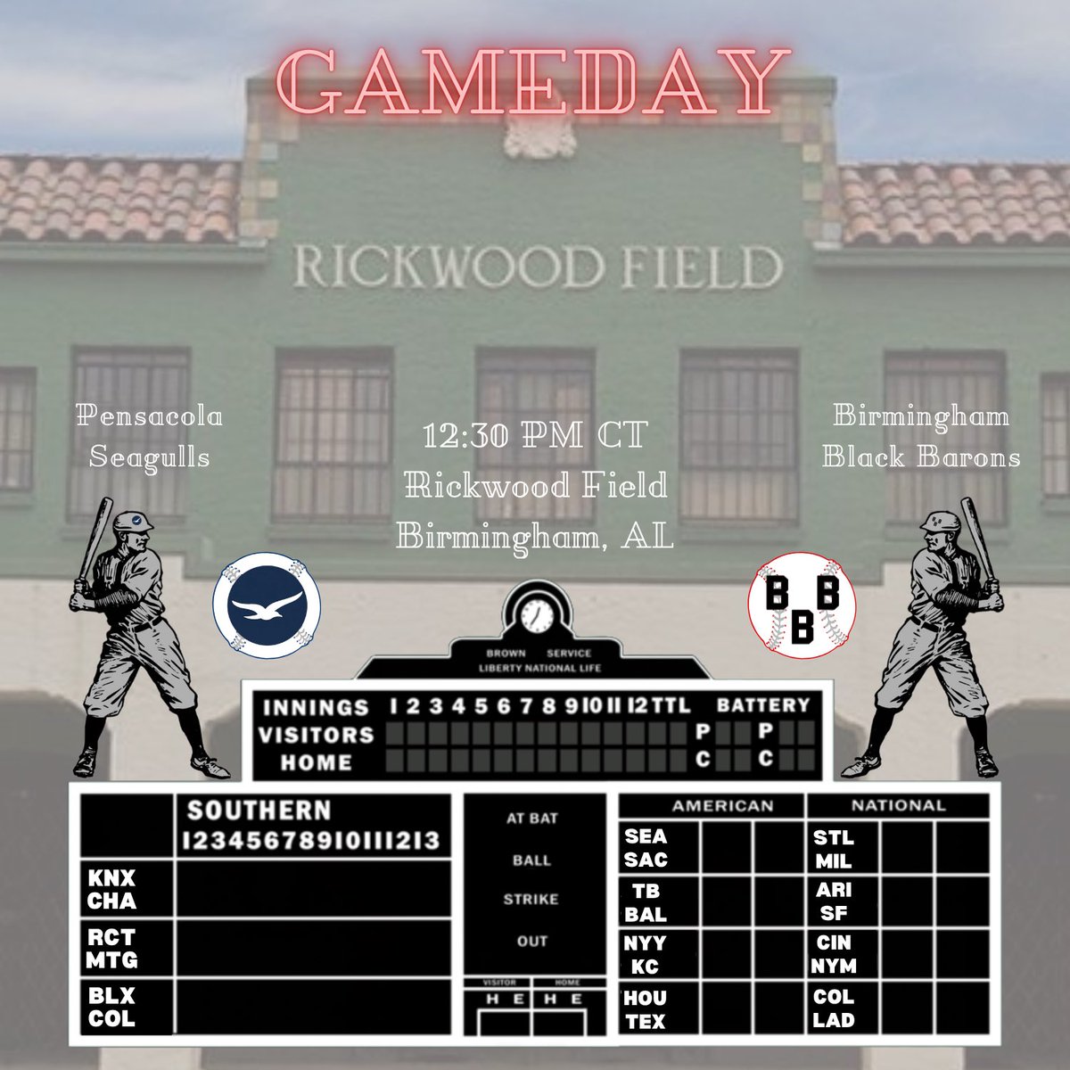 willharris74's tweet photo. Pensacola vs. Birmingham at Rickwood Field today! A clash at America’s Oldest Ballpark! ⚾️ https://t.co/d7Pz0W7m3V