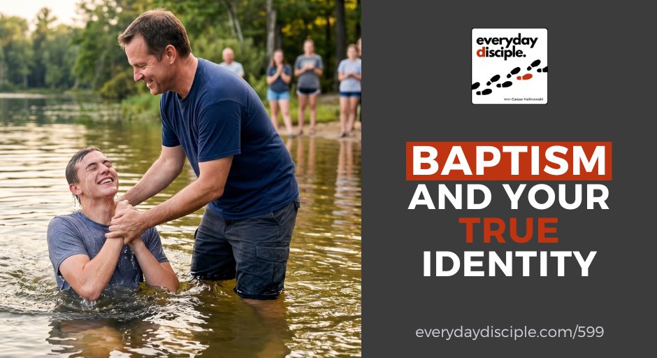 CaesarKal's tweet photo. The question isn't whether you've been baptized.

It's whether you're living FROM it.

Security instead of performance. Belonging instead of proving. https://t.co/QeiMjGepkj