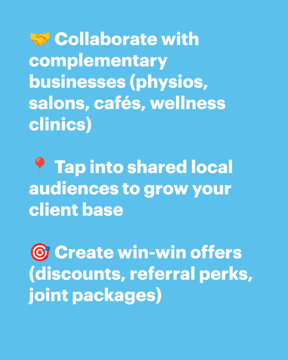 PTDistinction's tweet photo. 🤝 PT Partnerships: Go Local. More clients, no extra ads.

Partner up
Share audiences
Win-win offers
Co-promote
Run events
Build trust. Grow fast.

#PersonalTrainer #FitnessBusiness #LocalMarketing #PTLife https://t.co/Xw3MFoXlyq
