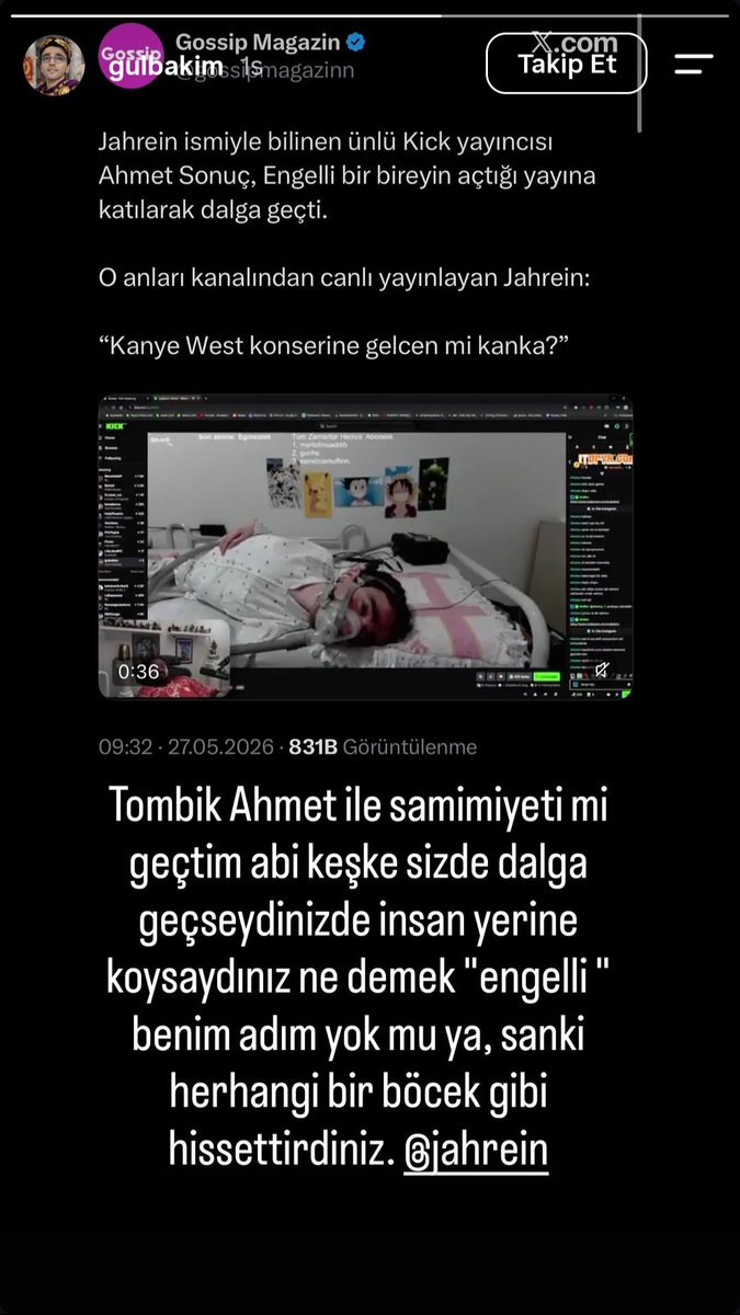 aelysseus's tweet photo. @HalkinAKPsi @gossipmagazinn Aynen adama engelli diyerek ne güzel savundun öyle. Bi vicdanlı sizsiniz https://t.co/gQ3mT07bU3
