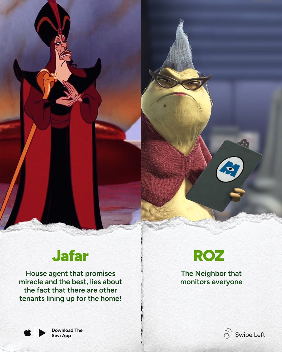 sevi_finance's tweet photo. Happy Children’s Day to every child and the inner child in all adults! We took out time to classify the disney cartoon characters from your childhood and convert them into modern day neighbors and house owners. Which do you agree with? Which are you? Which have you encountered? https://t.co/TxWHeevW6j