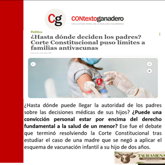 PTauramena's tweet photo. La Corte Constitucional terminó trazando una línea entre la libertad de crianza y la obligación institucional de garantizar la vida, la salud y el bienestar de los niños.
https://t.co/IgsezcwezG @jflafaurie  @Fedegan  @PL_Tunja  @PL_TRINIDAD2 https://t.co/DYvG8BWdGW
