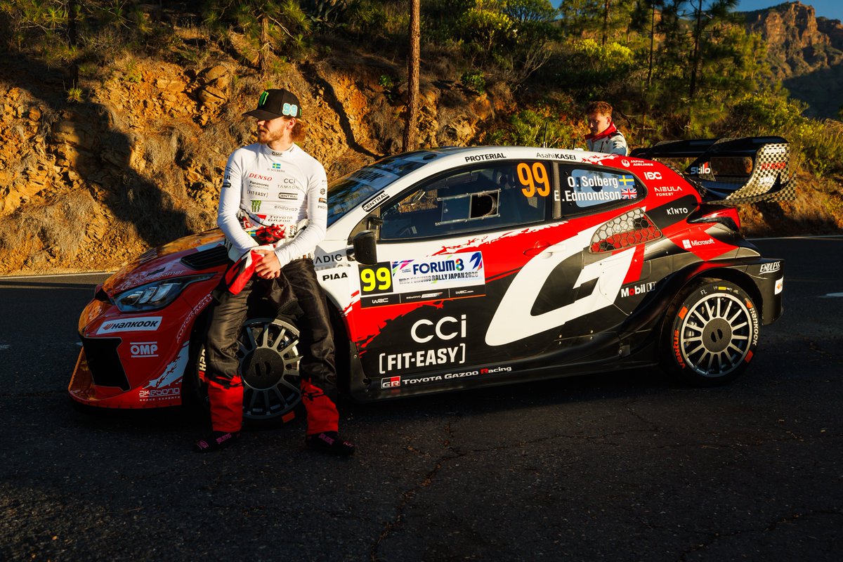 Petter_Solberg's tweet photo. Such a great buzz here in Japan already, so many amazing fans for the boys! 🇯🇵🙌🏼 It's only their second time competing here at Rally Japan - and the first time in a Rally1 car - so it won't be easy, but they were very strong in Rally2 last year and are calm and ready for the weekend 💪🏼 

The  action kicks off with Shakedown tomorrow morning (or 1am in Europe!) ⏰