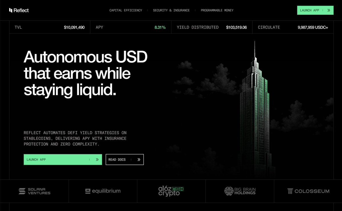 OobleStudio's tweet photo. Your consumer branding is actively costing you enterprise deals.

Reflect decided to sideline their consumer app to become the go-to stablecoin infrastructure for neobanks + enterprise platforms.

We completely overhauled their presence to match their new ideal customer profile:

• Shifted the aesthetic from loud to quiet + high-trust
• Positioned their staking infra for a corporate suite audience
• Resolved deep app-level accessibility issues

We delivered the final design in less than a month.

Great design solves business problems. 🫧
