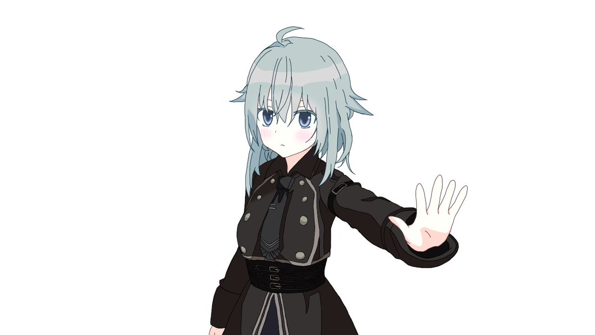スノウちゃん新衣装イラスト化。 こうやって絵にしてみると セクシー感