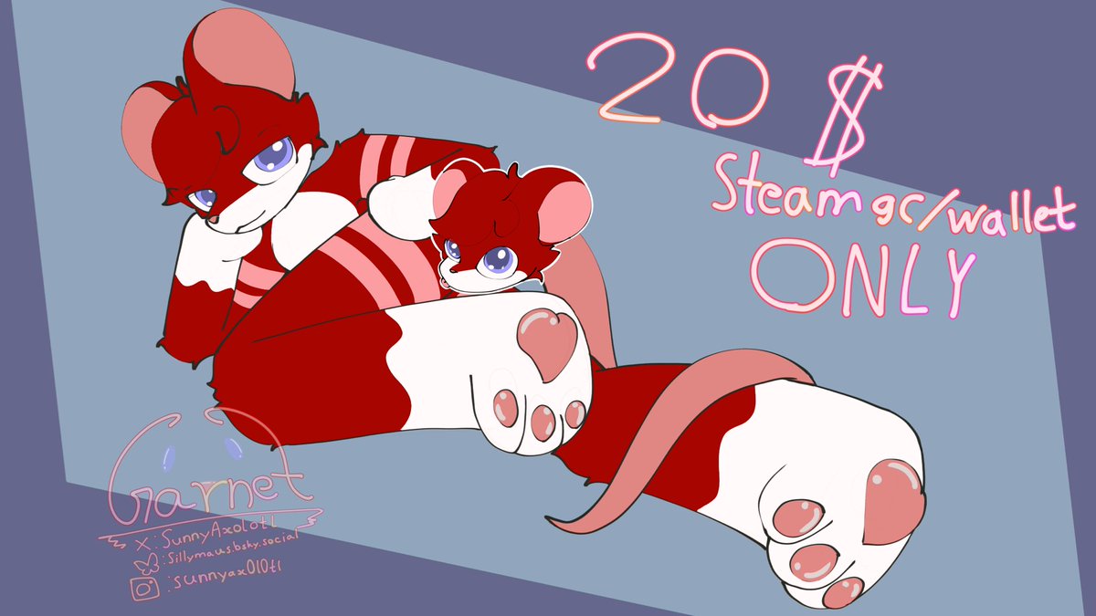 🧀Garnet🐭 (COMM OPEN!!) tweet media