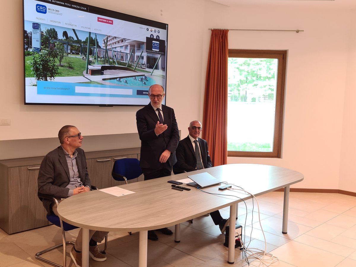 CroAviano's tweet photo. 🙏 Grazie a tutti i partecipanti alla presentazione dello studio sul #mesotelioma, finanziato con un milione da @regioneFVGit e che vede il CRO come capofila.
Scopri di più 👉 https://t.co/Bc6Ai5usAK https://t.co/GoIVLkUe8q