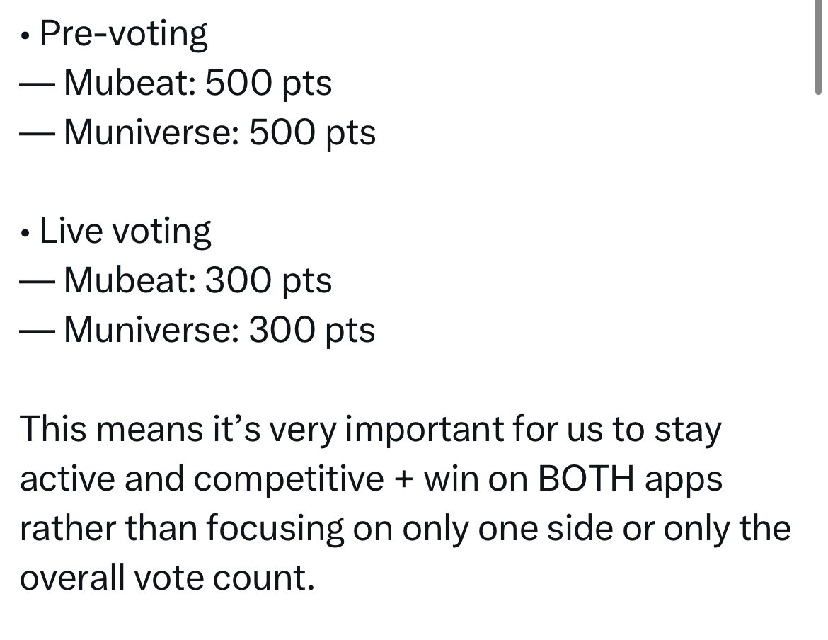 CORTIS VOTING UNITE tweet media