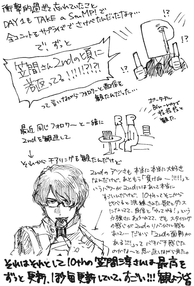 10thチアリングを観て色々思い出したよメモ日記 