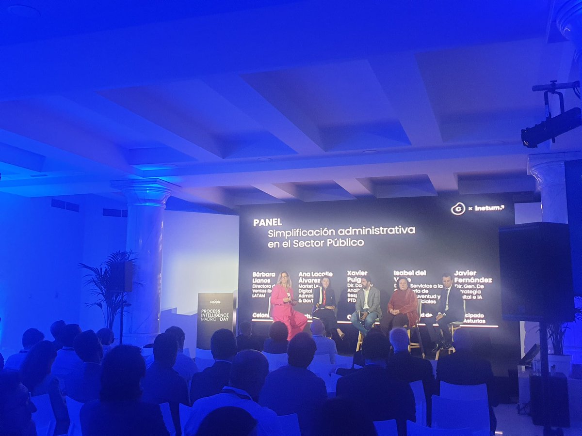 inetum_es's tweet photo. #ProcessIntelligenceDay
➡️ Uso de la tecnología como un medio para prestar un mejor servicio a la ciudadanía a través de un proceso de transformación digital que afecta a toda la administración digital.
@Celonis
#LetsMakeTechRight #TransformaciónDigital #Tecnología https://t.co/FKutILkL4d