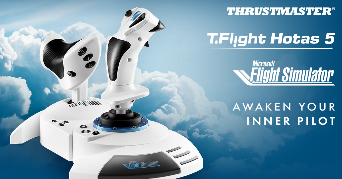 AerosoftGmbH's tweet photo. The T.Flight Hotas 5 by #Thrustmaster was specifically designed for #MSFS, offering precise control over a variety of aircraft in a compact format -- on PC and PlayStation. The world is at your fingertips!
Available now: https://t.co/ZjmX89mcWd
#flightsim https://t.co/il7srU1cih
