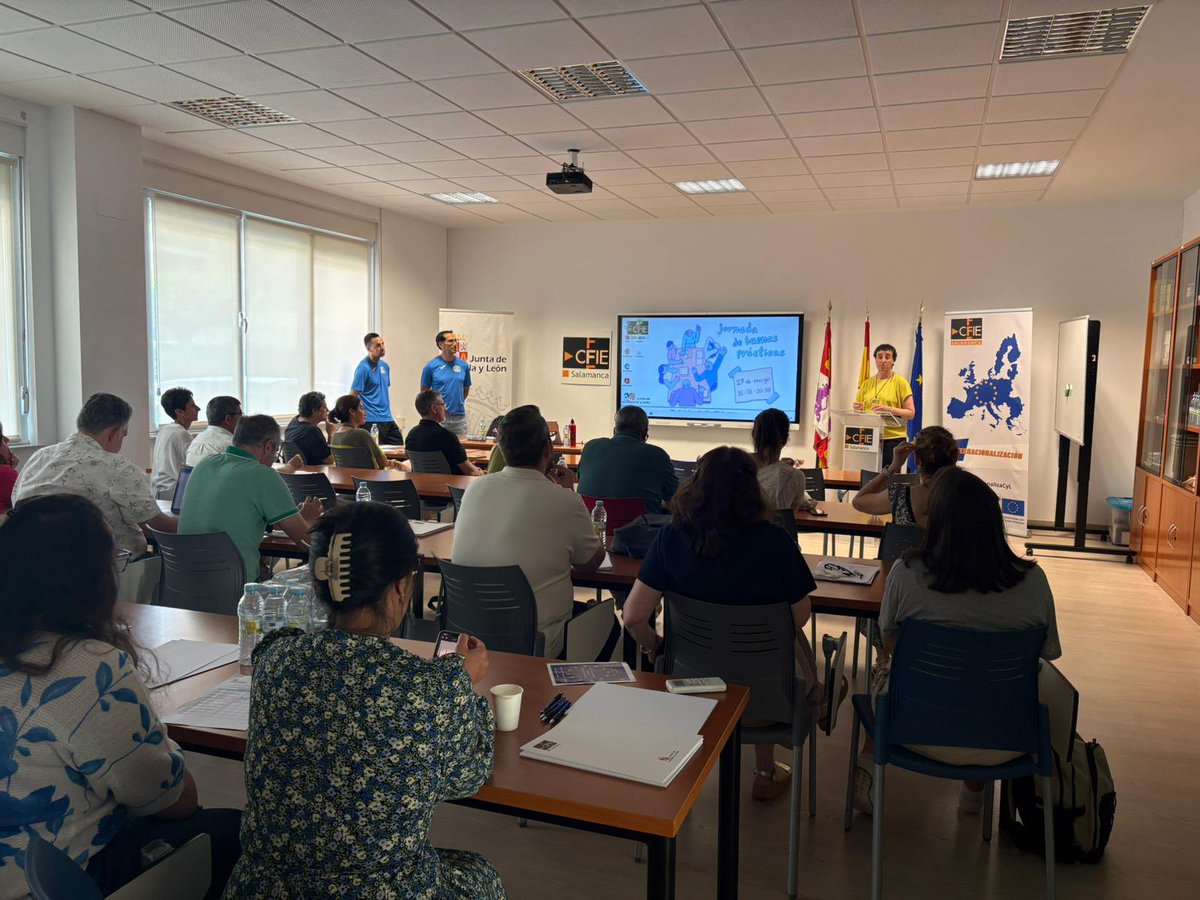 cfiesalamanca's tweet photo. Jornada provincial de Buenas Prácticas formativas 2026!!! Grandes experiencias y buenos resultados! #formaciónCyL #innovaCyL @CFIE_CR https://t.co/hhK2ahD1My