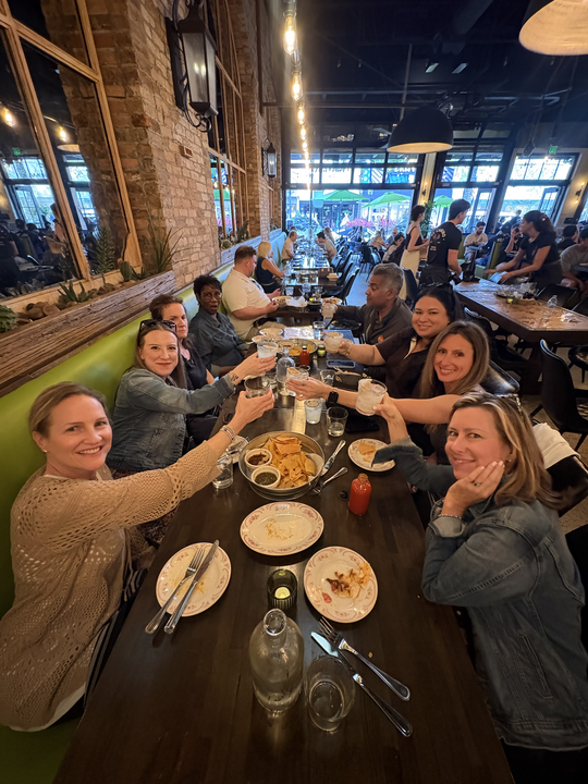 A2EComms's tweet photo. A2E gathered in Fort Lauderdale for an in-person retreat at the @OmniHotel 🌴 &amp; as a remote team, we deeply cherish the face-to-face time.

We collaborated, toured a beautiful meeting destination, and honed in on one question: “How do we continue  to show up for our clients?” 💡 https://t.co/3oT6kQIdpr
