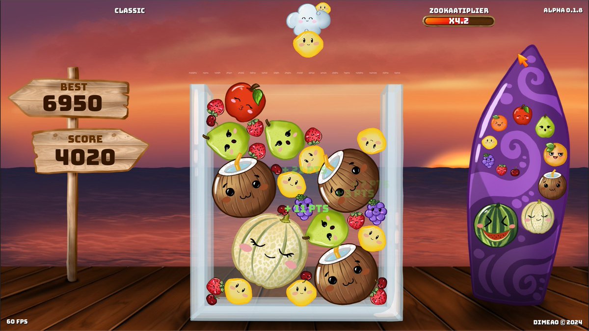 chromaboxcom's tweet photo. 📱Le petit jeu de puzzle cozy basé sur la physique "Zookaa Fruits" 🍉 est maintenant disponible sur Google Play pour 1,50 €, jusqu'à demain 28 mai ⤵️
https://t.co/wHvfy2i8UU https://t.co/8LiEi9aZQ2