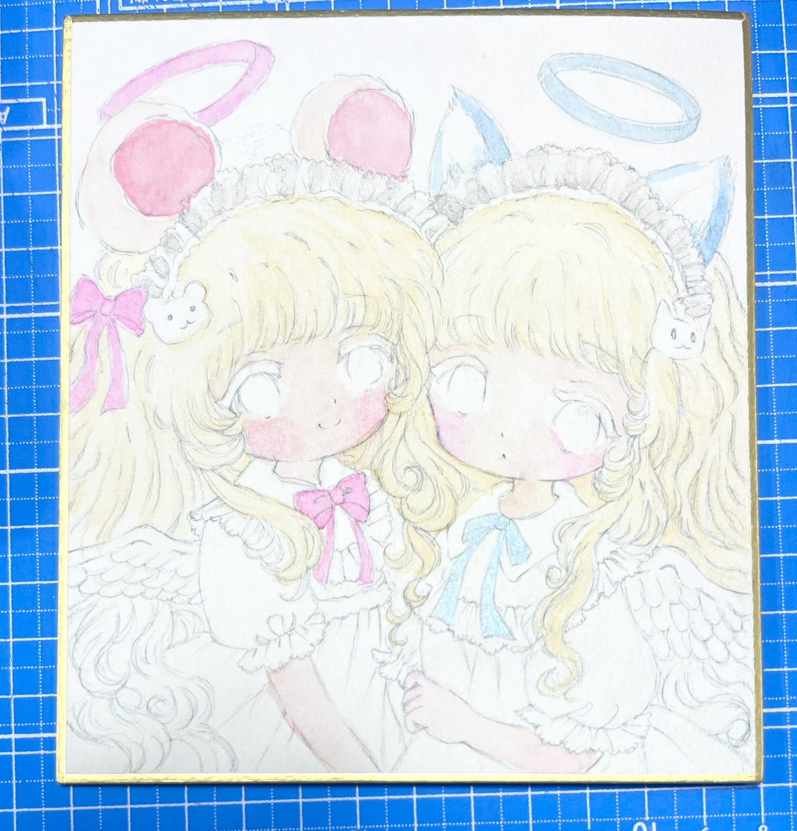 進捗〜 くまことねここと名付けました