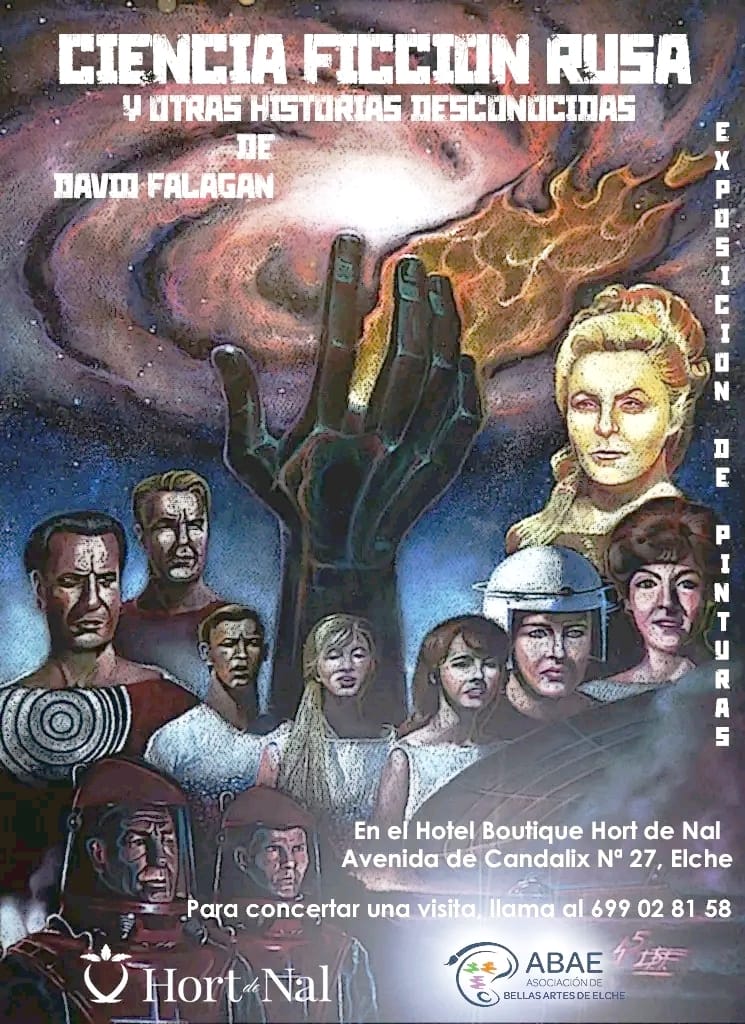 Falagan71's tweet photo. Hoy 27 de Mayo de 2026, en el Hotel Boutique del @hortdenal y a las 11:00h, ha tenido lugar la primera visita guiada en su mayoría, por miembros de ABAE para la exposición CIENCIA FICCIÓN RUSA Y OTRAS HISTORIAS DESCONOCIDAS.

Ha sido una mañana muy didáctica e ilustrativa.
#Elx https://t.co/picBCNy936