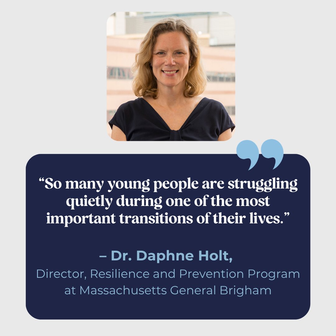 RudermanFdn's tweet photo. A new report from Dr. Daphne Holt + Massachusetts General Brigham explores prevention-focused support models that help students build resilience before crisis occurs.

Developed in partnership with RFF.

📄 https://t.co/XniFB6UnIt

#MentalHealthAwarenessMonth https://t.co/PcFlD6jdU3